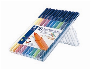 Staedtler Fiberpen Triplus Color 1,0 mm zestaw (10)